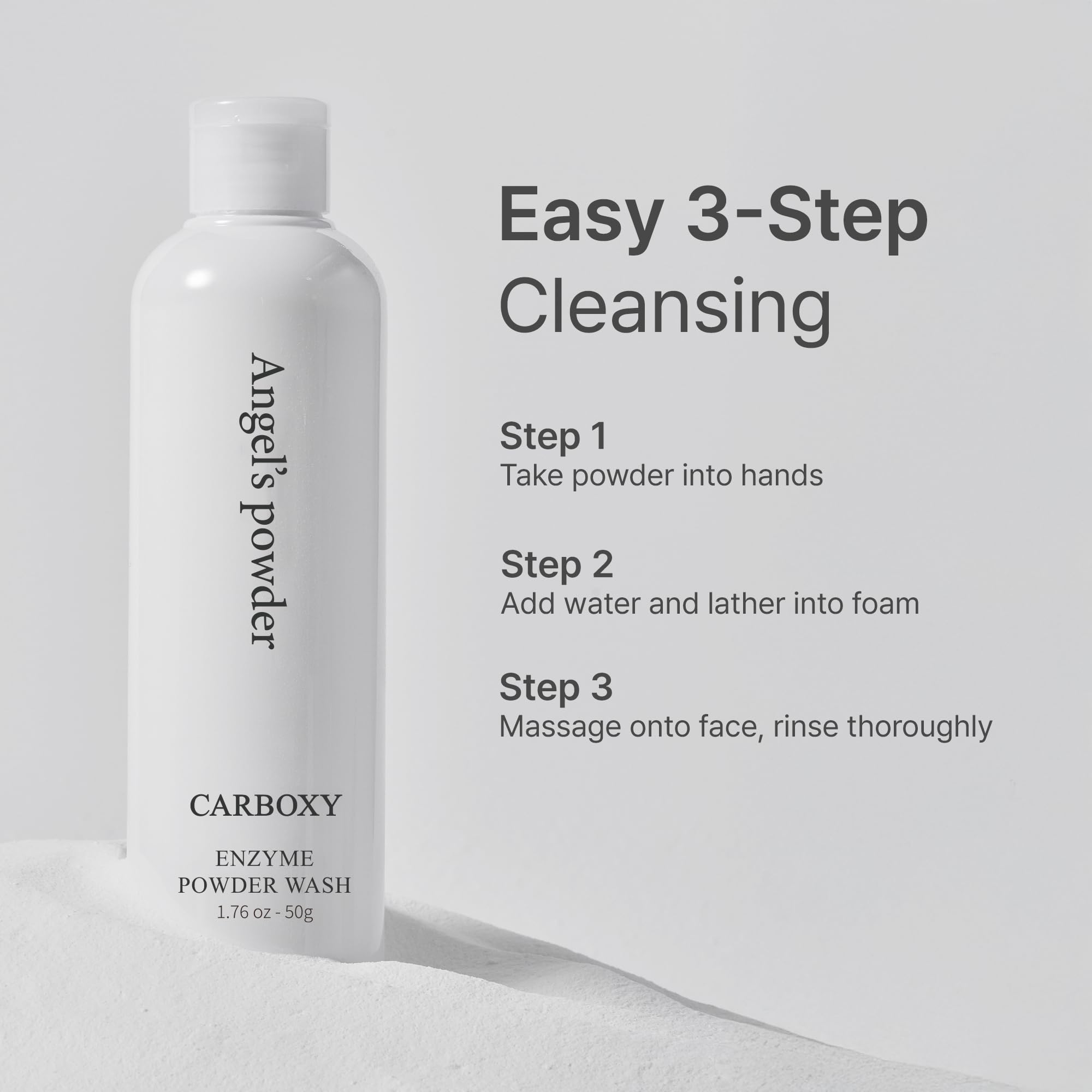 Amazon.com: bonkorea Angel's Powder Carboxy Enzyme Wash – Gentle