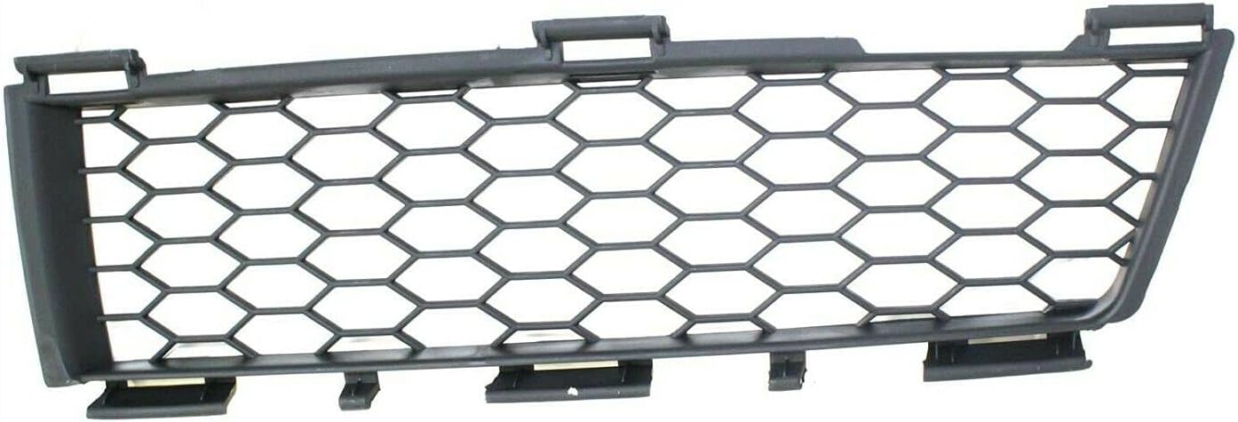 DAT AUTO PARTS Front Left Driver Side Lower Bumper Grille Grill Assembly Insert Panel Molding Replacement for 2003-2004 Pontiac Vibe Black Textured Plastic GM1200492 88969809