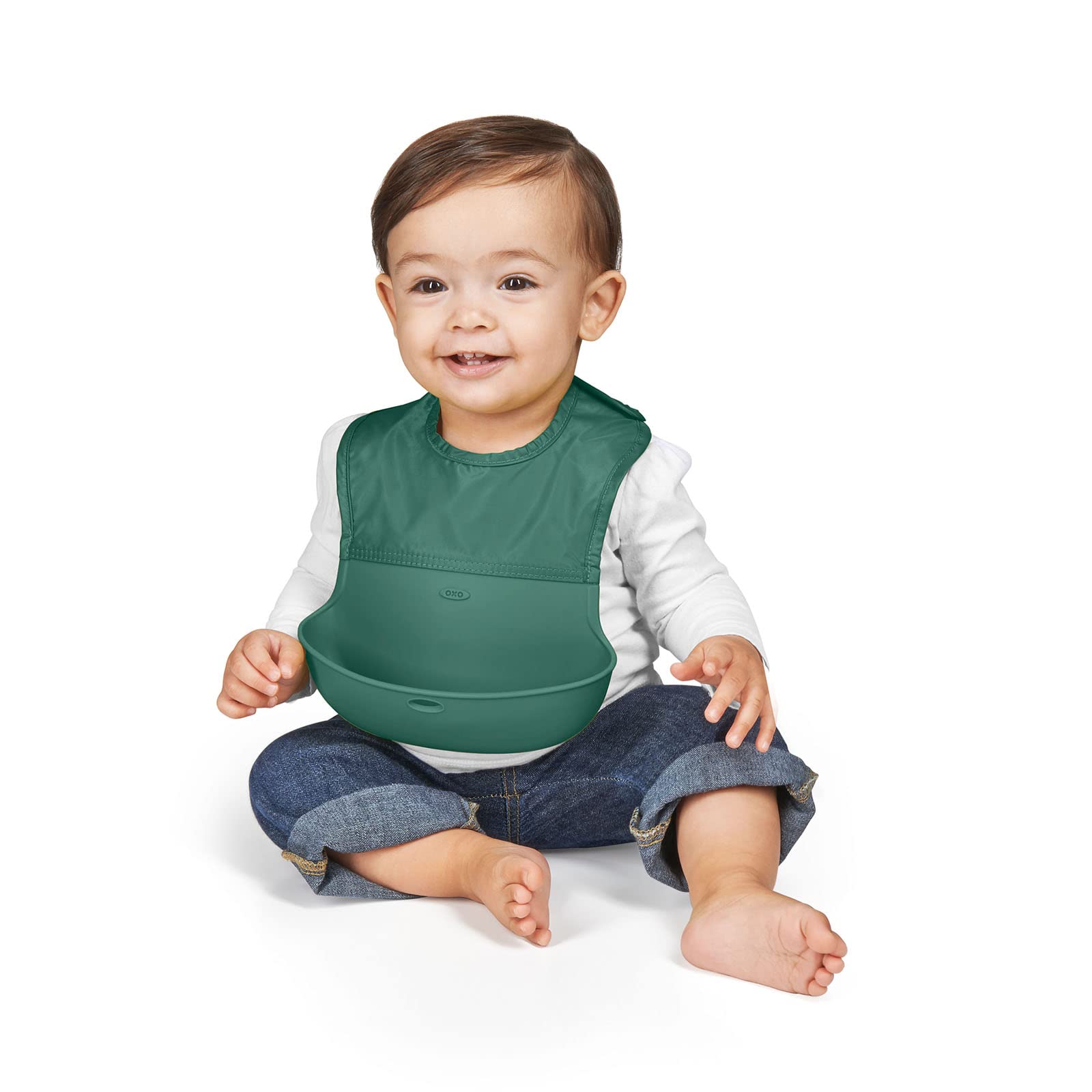 Lot De 2 Bavoirs Silicone | Pêche - Liewood - Little Cecile