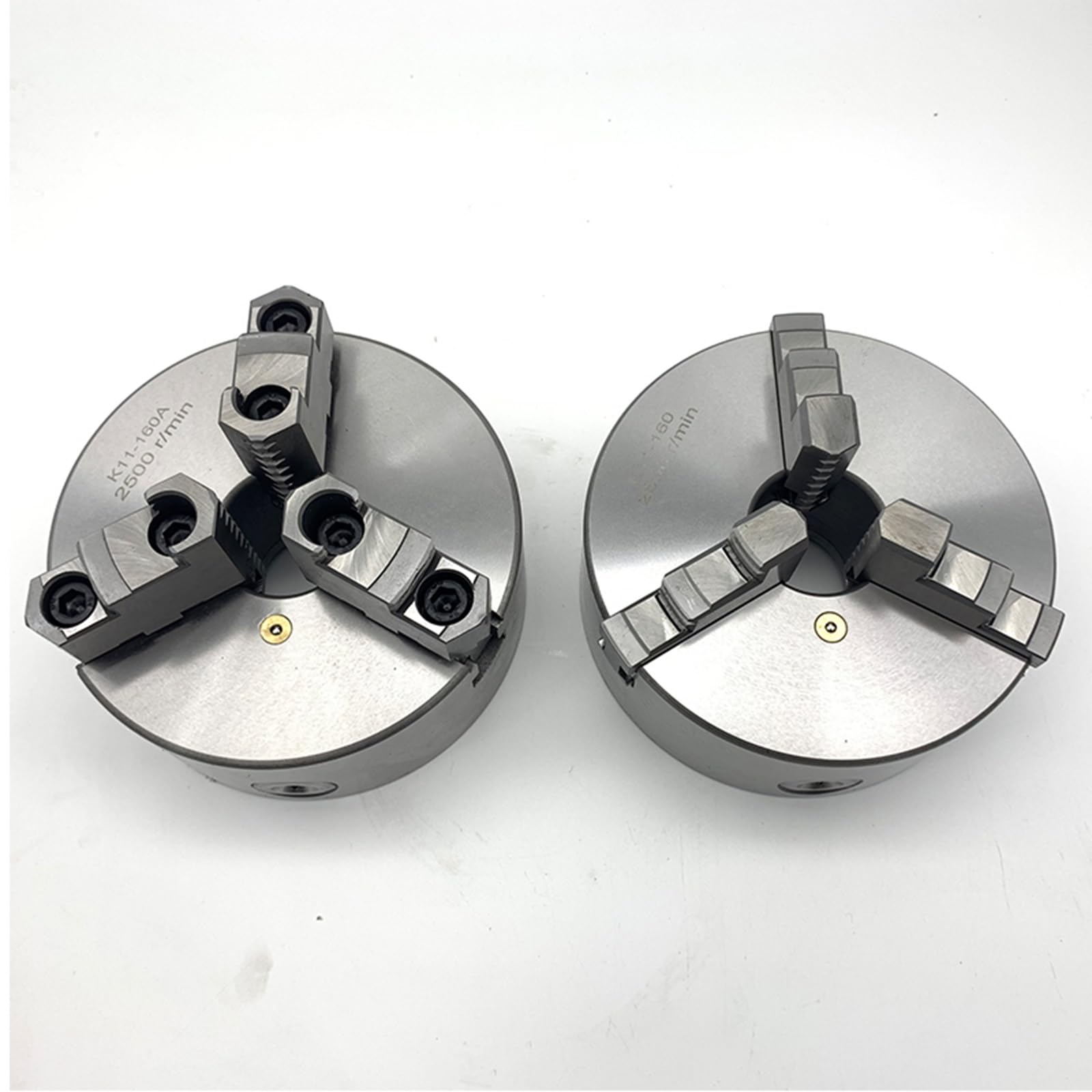 Mandril De Torno Manual Autocentrante De 3 Mordazas K11 160A Con Mordazas Separadas Reversibles, Alta Precisión Para Tornos CNC Y Fresadoras, Torneado De Metales
