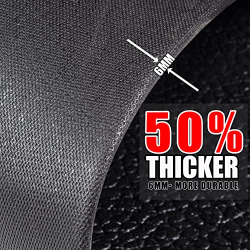 Image of Cycleclub Bike Mat Compatible with Peloton Bike,Elliptical,Treadmill Mat, 6mm Thick, Under Exercise Bike Trainer Pad for Indoor Stationary Spin Bike Gym Equipment Hardwood Floor Carpet Protector