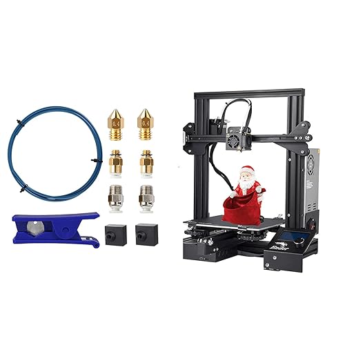 Comgrow Creality Ender 3 Impresora 3D y tubo de PTFE Capricorn Bowden serie XS 1M