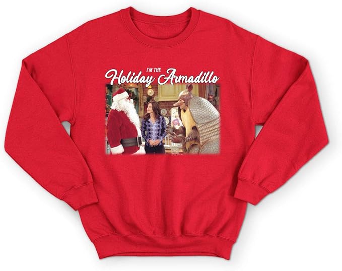 holiday armadillo christmas jumper