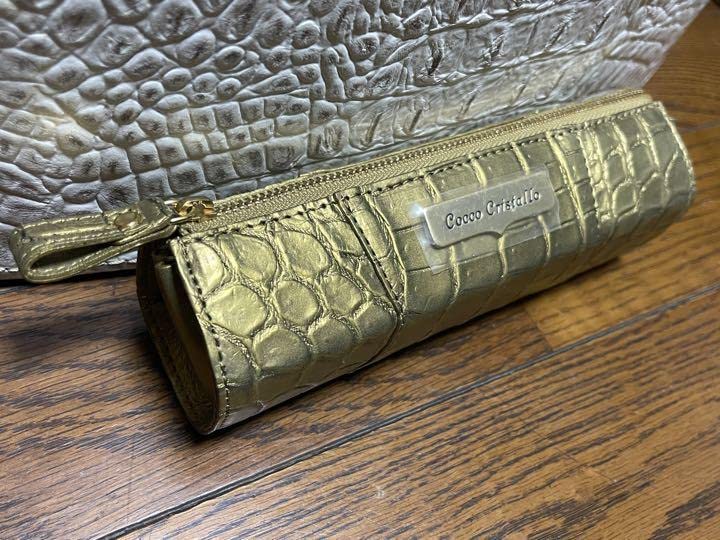 Amazon | コッコクリスターロ金クロコダイル革ペンケース小物入れ筆箱