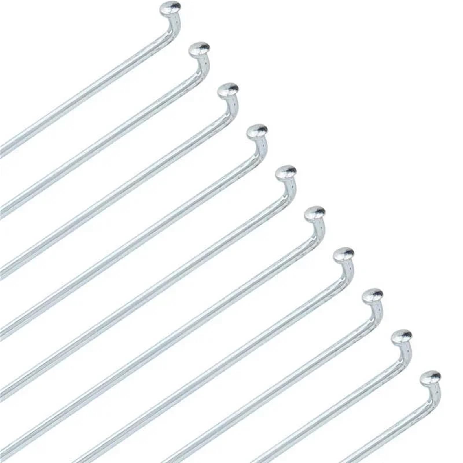 40 radios eléctricos para bicicleta de montaña de 13G, 2,2 mm, 151-250 mm, de acero inoxidable con pezones