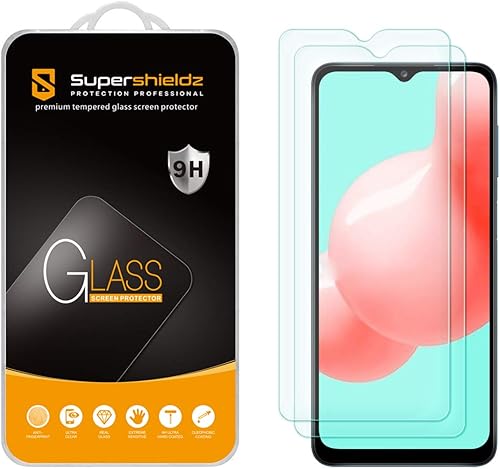 Supershieldz Protector de pantalla de vidrio templado diseñado para Samsung Galaxy A32 5G, antiarañazos, sin burbujas