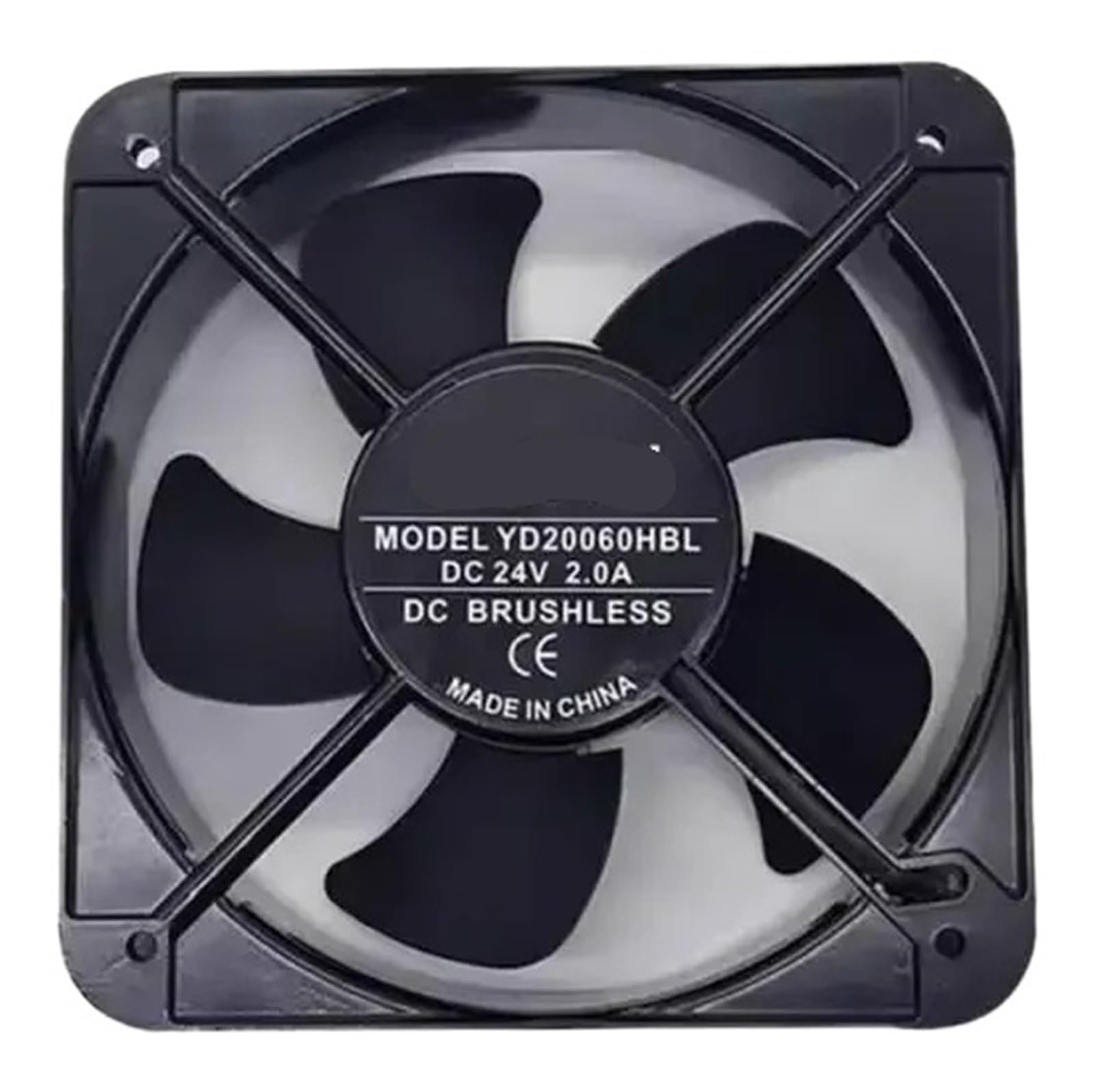 Ventilateur YD20060HBL DC24V de 20CM silencieux pour ventilation industrielle
