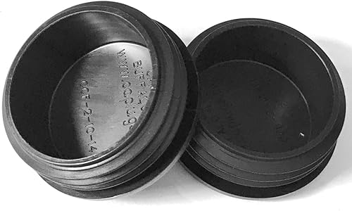 (Pack de 2) Caplugs 2", OD, calibre (para 1014) 1.74"-1.83" ID tubo PlugEsgrima PostEquipamiento de FitnessInserto de muebles Glide Finishing Plugs
