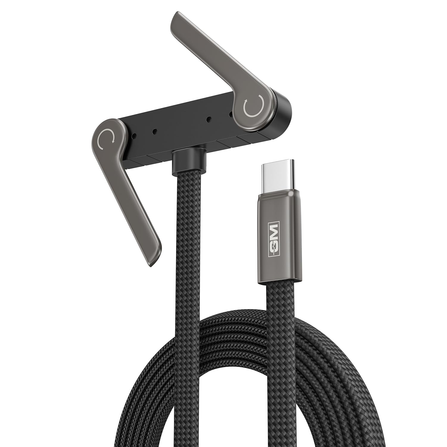 GM G+ Air Magnetic 100W Type-C-C Fast Charging Cable|Ultra-Slim 4.5mm Flat Design|Magnetic Auto-Wrap| 20,000 bend cycles tested|480Mbps Data Speed| Compatible with Laptop, Tablet & Smartphone |120cm — Amazon image 10