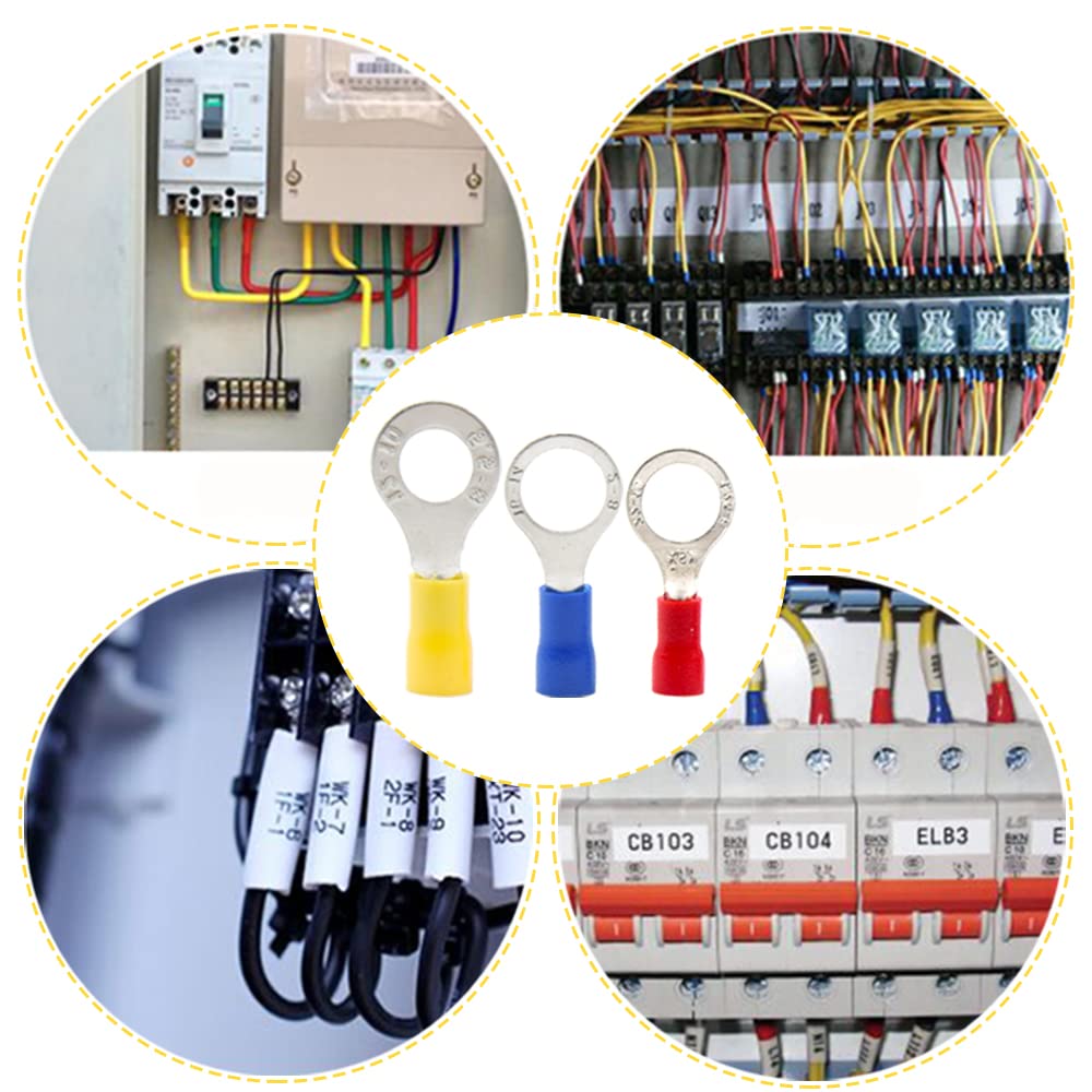 360 Connettori Ad Anello Per Crimpatura - Set Terminali A Occhiello Per Fili Elettrici - Foto 2