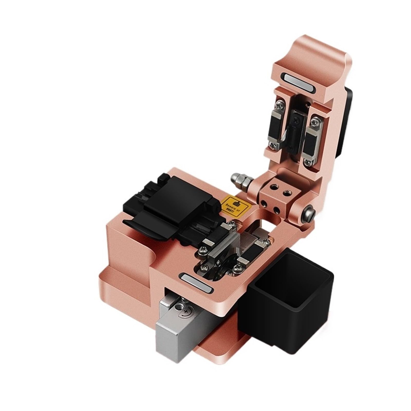 Optische vezelsnijder, Vezel Cleaver Fiber Optical Cleaver Hoge precisie HF-08 Hot Melt Koude Verbinding Automatisch, Nauwkeurig splijten(Golden