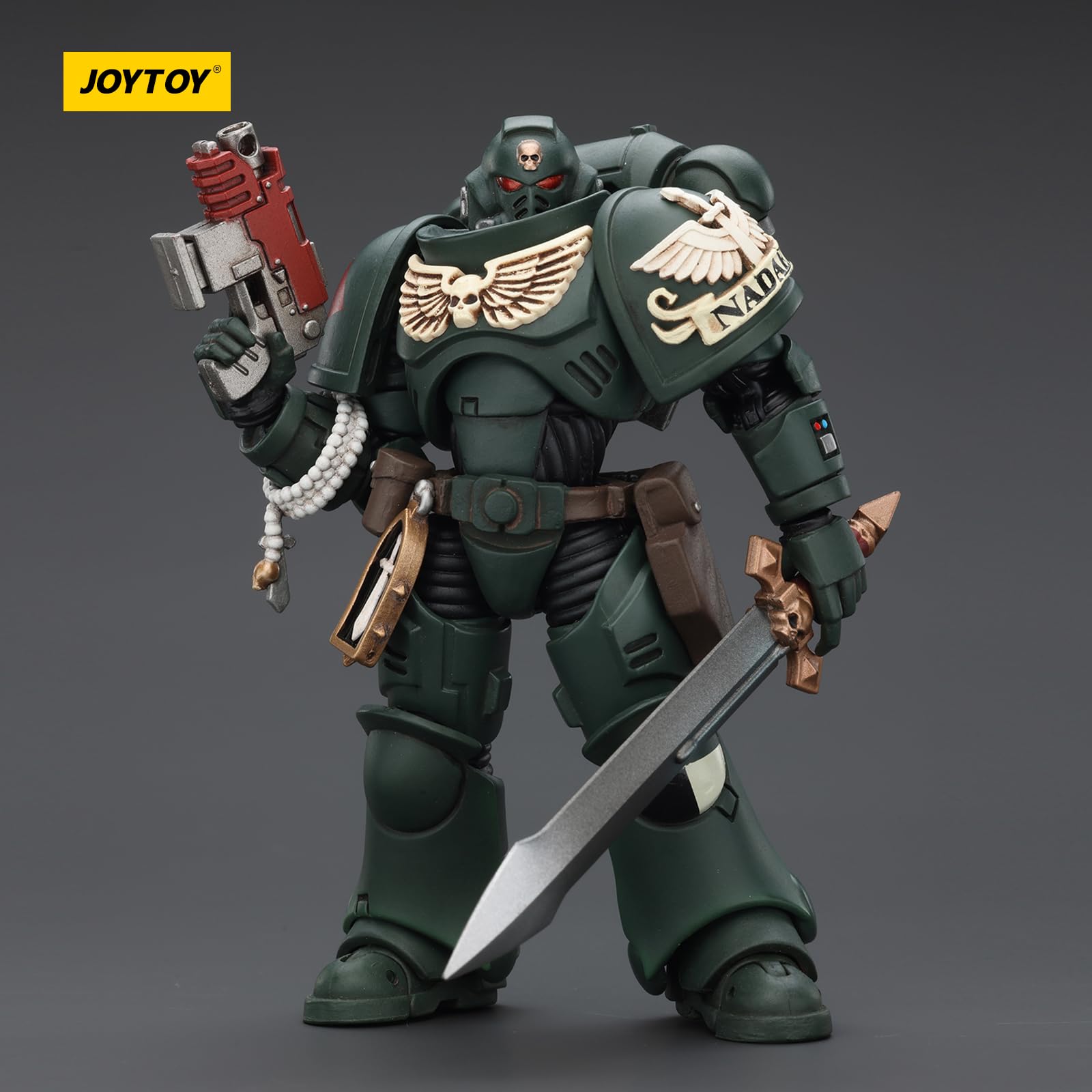 JOYTOY Warhammer 40k Dark Angels Intercessors Brother Nadael 1/18 Action Figure Collect And Display Model - Image 3
