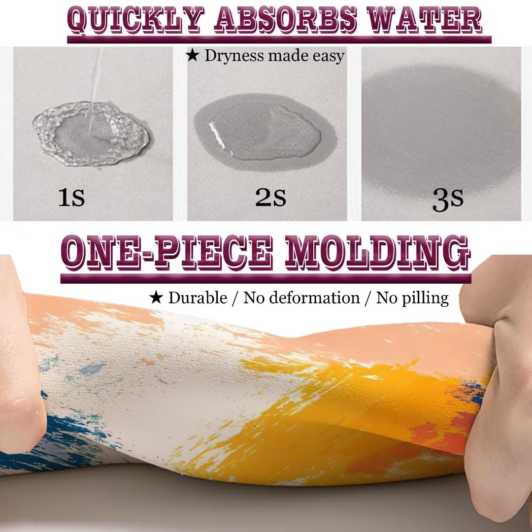 Badezimmerteppich Groß Schnelltrocknend Badteppich 160x230cm Rutschfester Badematte Marble Absorbierender Duschvorleger Waschbar Badvorleger Dünn Bath Bathroom Mat Fußmatten Toilette Badewanne 5-674