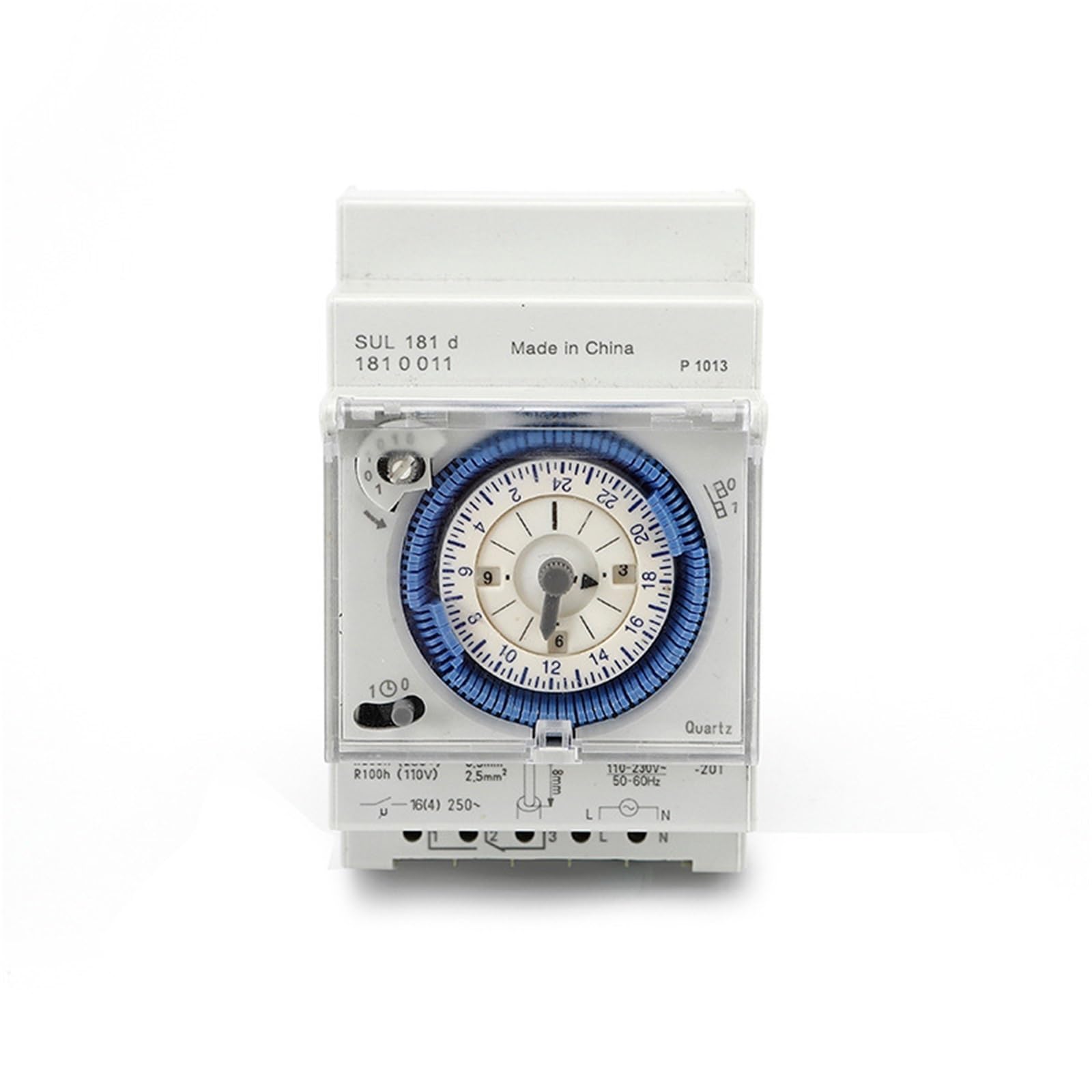 Neuester CE-zertifizierter mechanischer Zeitschalter SUL181D 96-maliges EIN-/Ausschalten pro Tag Zeiteinstellbereich 15-Minuten-Timer mechanischer 24-Stunden-Timer