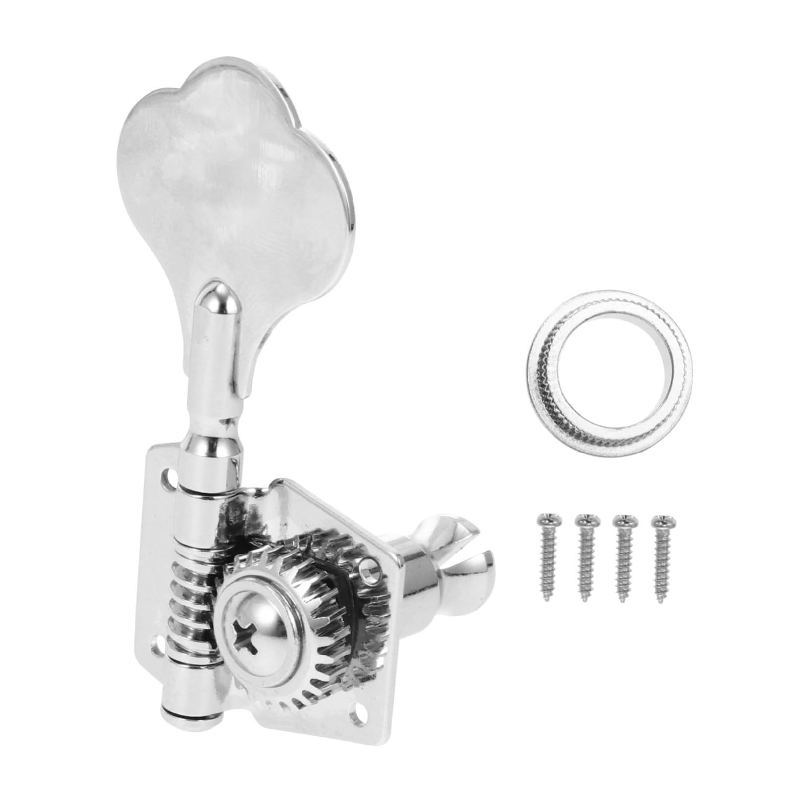 QUMIIRITY 1Set Bass Tuning Pegs for Electric Guitar Durable Machine Heads Right Side Installation Enhances Sound Stability Lightweight and Portable