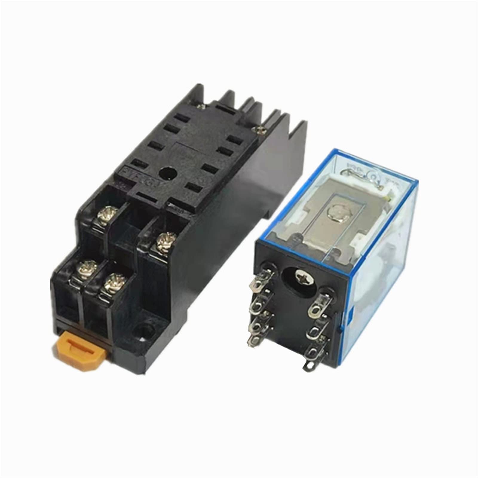 GJZIFGFWQ 20pcs MY2P HH52P MY2NJ DPDTMiniature Coil Generalelectromagnetic Intermediate Relay Switch withSocket Base LED AC 110V 220V DC 12V 24V(AC12V)