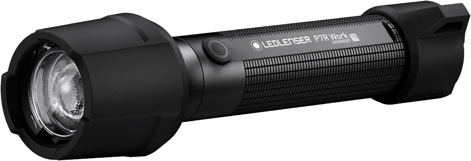 Ledlenser P17R Core Flashlight - Black LED Light for Home and Emergeny Use - Advance Focus System - 95 Hour Run Time - IP68 Water & Dust Resistant - Multiple Light Modes - Handheld Design