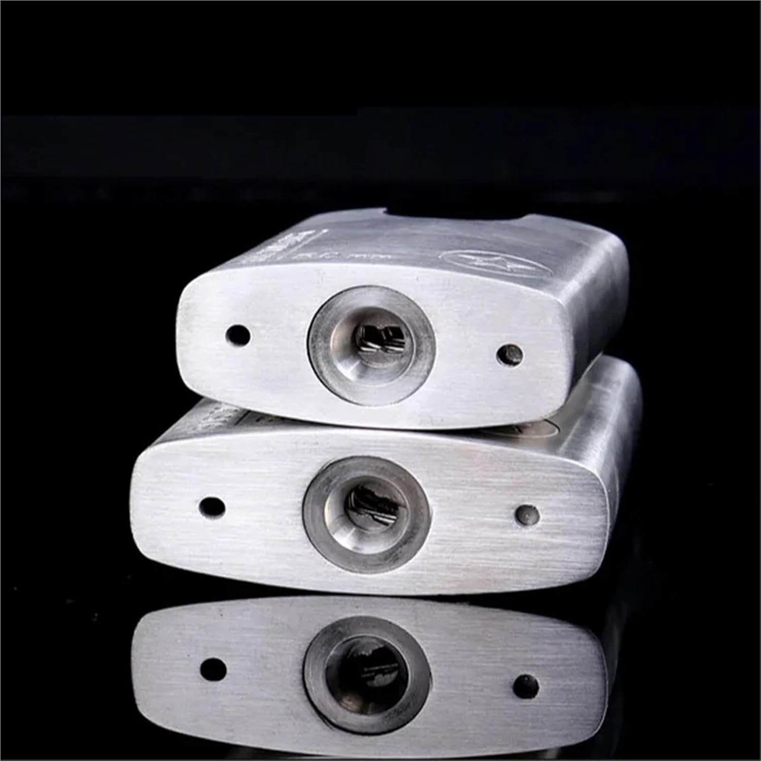 304 Stainless Steel Padlock 4 Keys Lock 40-60mm for Outdoor Cabinet Gate Door Boat Hardware MS426 1Pcs(60mm Different Key)