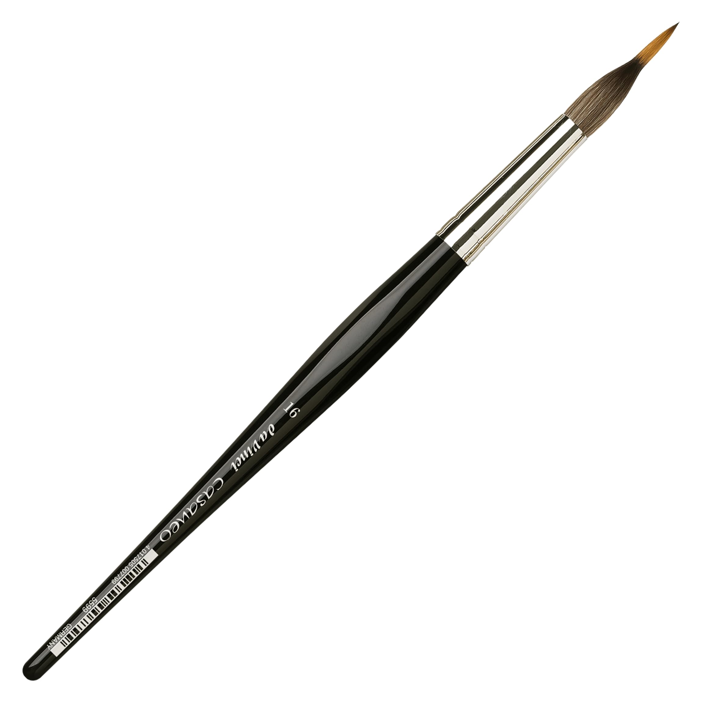 da Vinci Watercolor Casaneo Watercolor Brush, 16, Black, 18 - Image 2