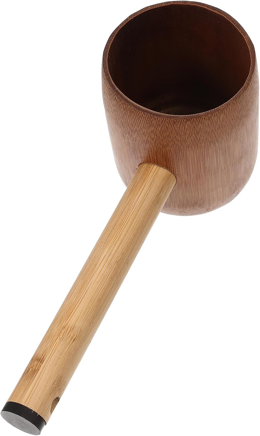 Mikinona Water Spoon with Long Wooden Handle, Small Kitchen and Garden Water Ladle for Household Use