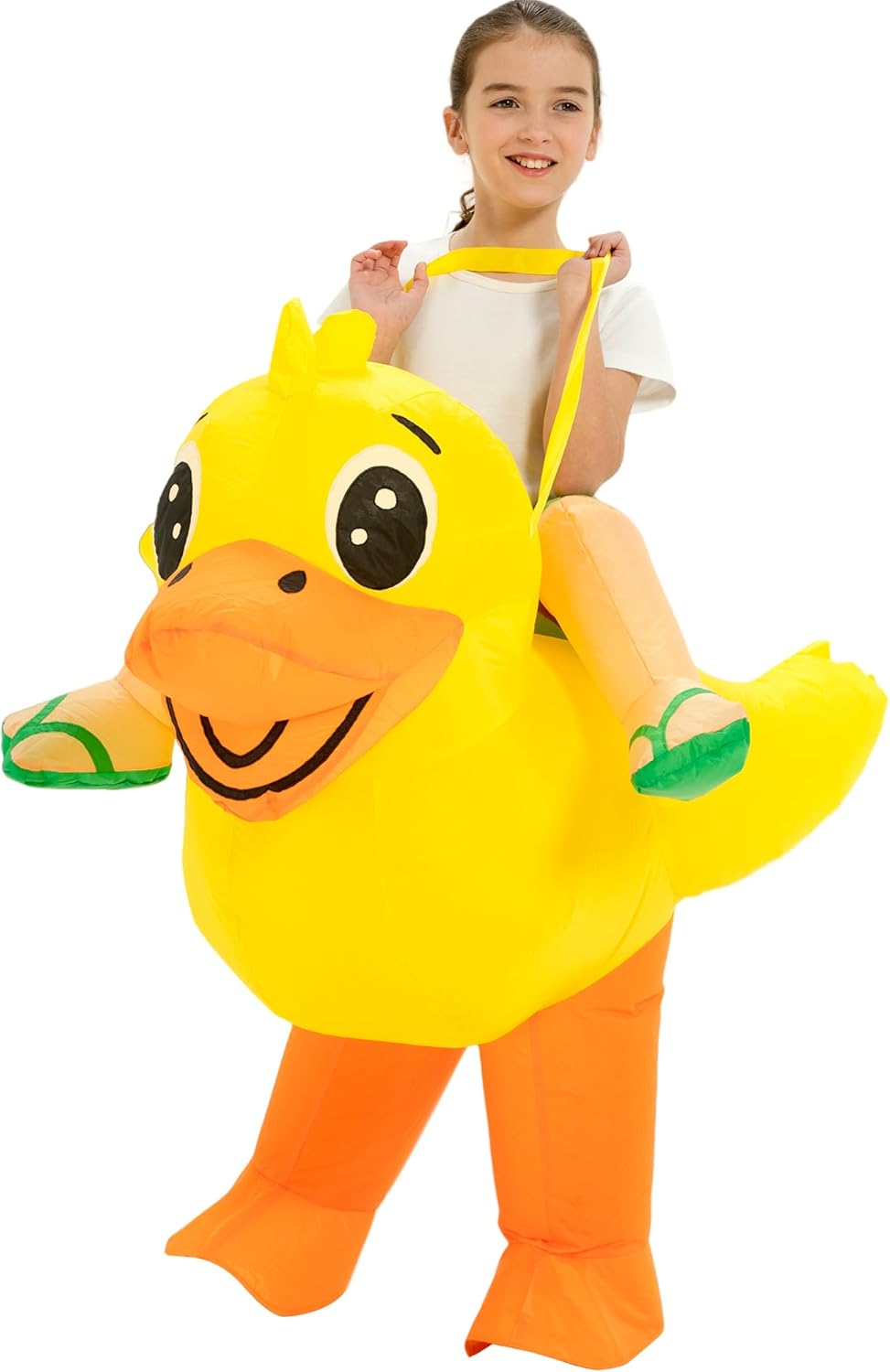 One Casa Blow Up Party Costume,Inflatable Costumes for Kids,Ride On Duck Costume,Halloween Costumes for Girls/Boys - Image 4