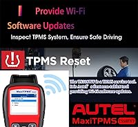 Vista 2 de Autel TS508WF Programador de Sensor de Neumáticos Autel Herramienta TPMS Actualización Gratuita Reaprendizaje/Reinicio de TPMS Leer/Borrar DTCs