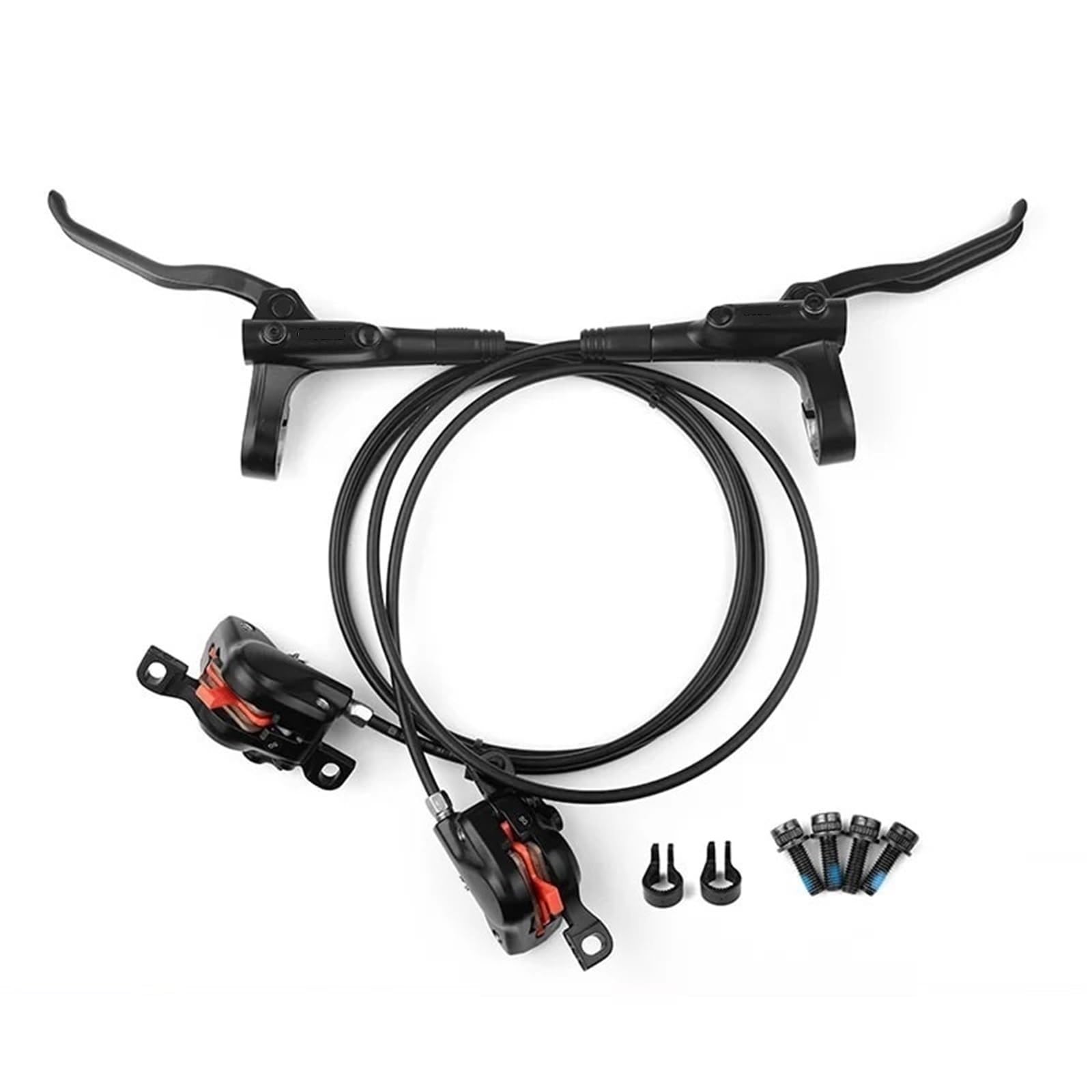 Ajuste para Shimano Freno de Disco hidráulico MT200 BR BL Freno hidráulico 160mm rotores Pinza de Bicicleta Piezas de Ciclismo(MT200 Without Rotor)