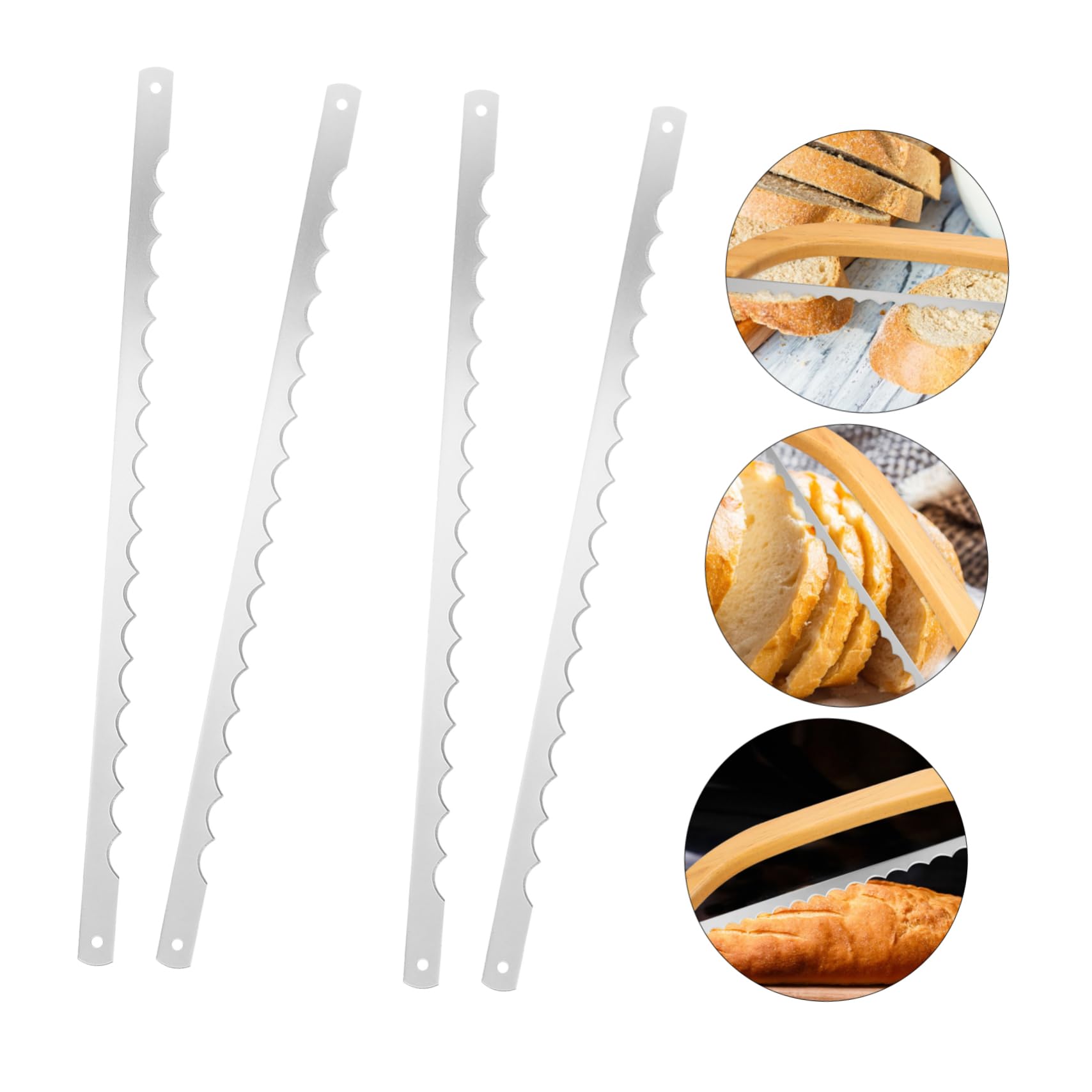 20pièces Lames De Coupe Inoxydable Pour Machine à Lames Dentelées De Remplacement Pour Trancher Et Gâteaux Outils De Cuisine Pratiques