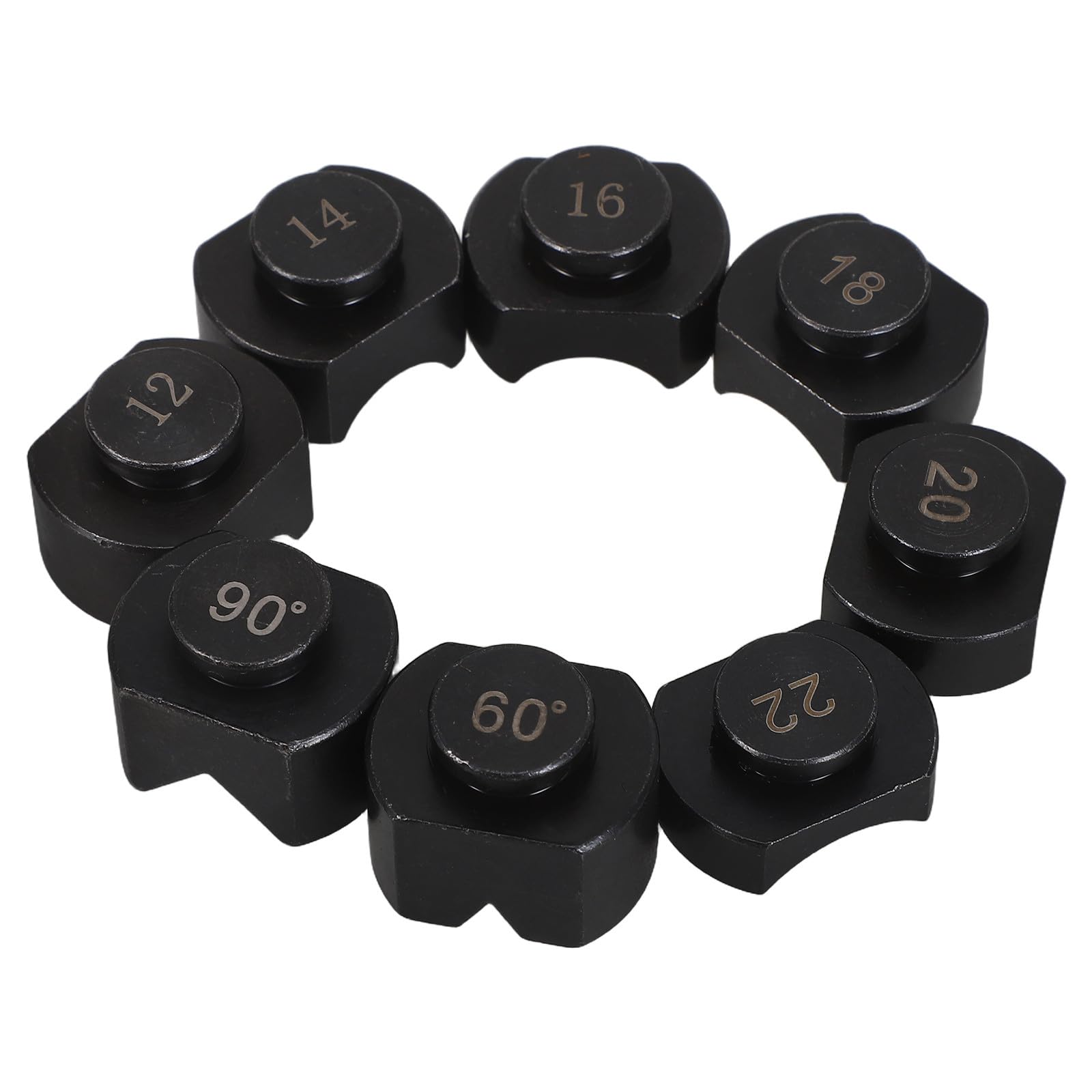 Angoily 8 matrices para doblar anillos - Repuestos para dobladoras de joyas - Accesorios para hacer anillos - Herramienta para doblar y crear pequeños moldes de metal