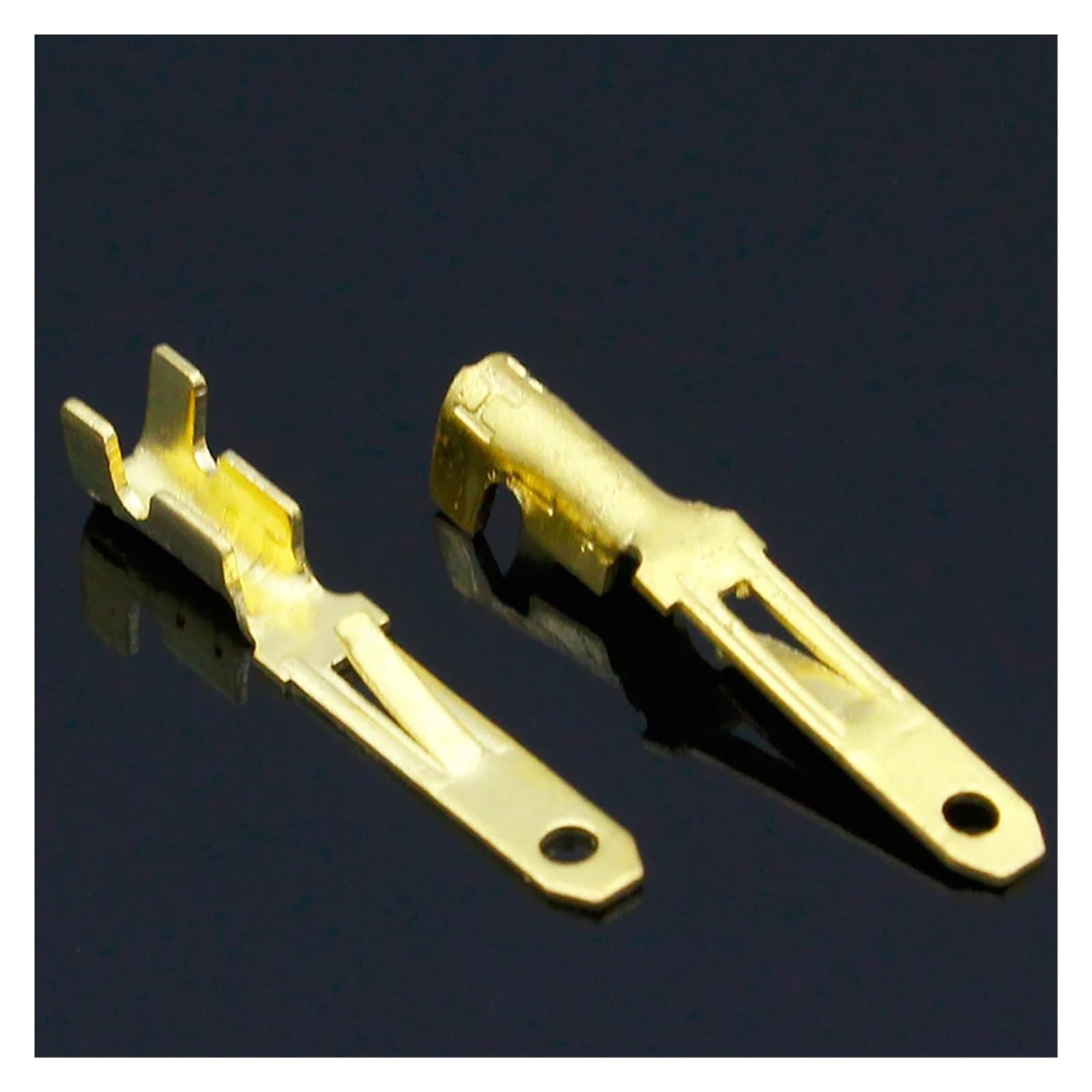 QMKADFQXF 50PCS Crimp Terminal Female male Spade Connector naked terminals