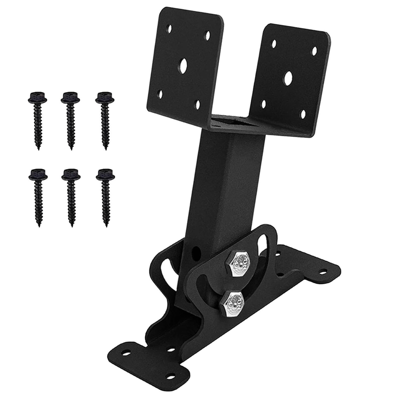 TWISAXC Robust Roof Riser Brackets Offering Adjustable Angle Stability Heavy Duty In Gazebos And Patios Bracket Ensures Long Term Performance Heavy Duty Roof Riser Brackets For