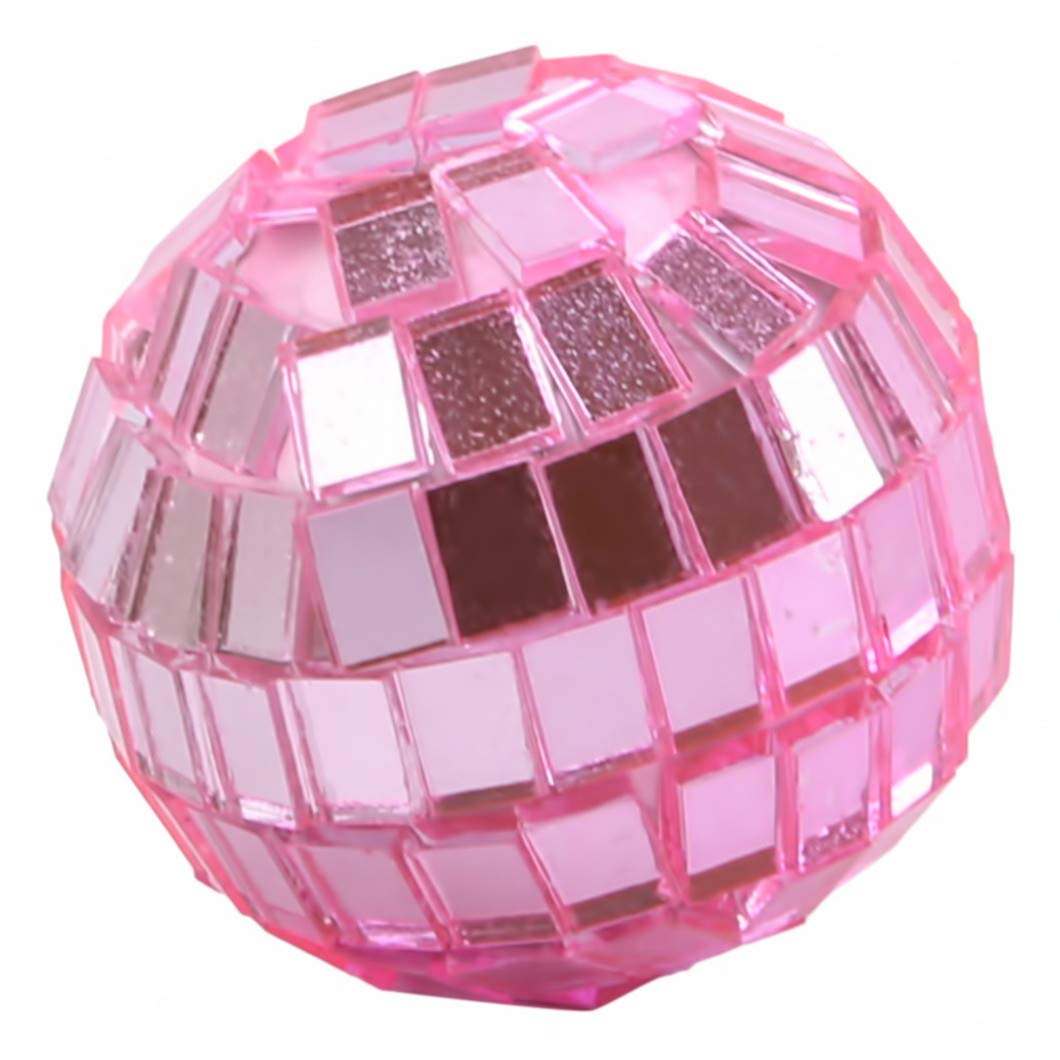 Sperrins Mirror Balls, 3cm Disco Ball Mirror Ball Glass Mirror Glitter Ball Disco Mirror Ball Decorations for Wedding Stage Party Christmas Pink