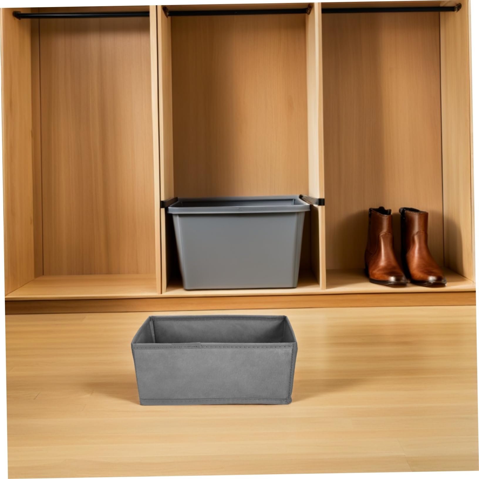Gatuida 6pezzi Tessuto Organizer per Biancheria Intima Contenitori per Riporre Vestiti Divisori per Cestini per Calzini Sciarpe Cravatte Asciugamani