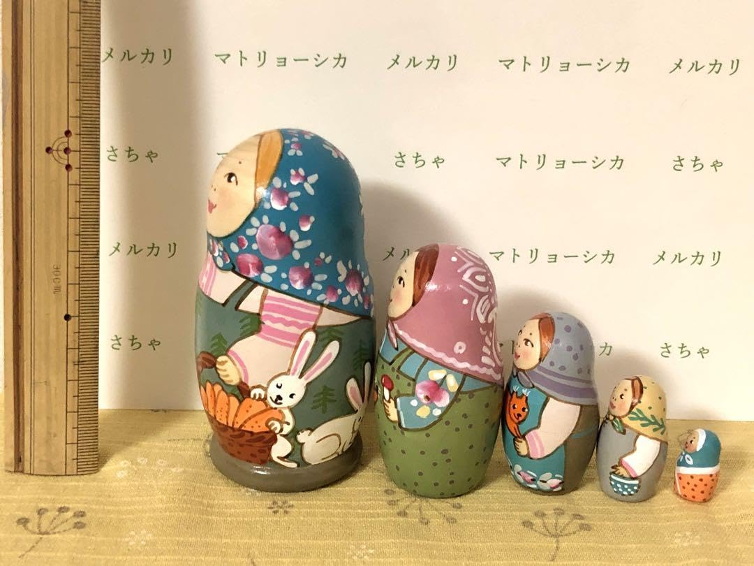 Amazon.co.jp: マトリョーシカ タチアナドゥビニッチ ロシア雑貨 森の 