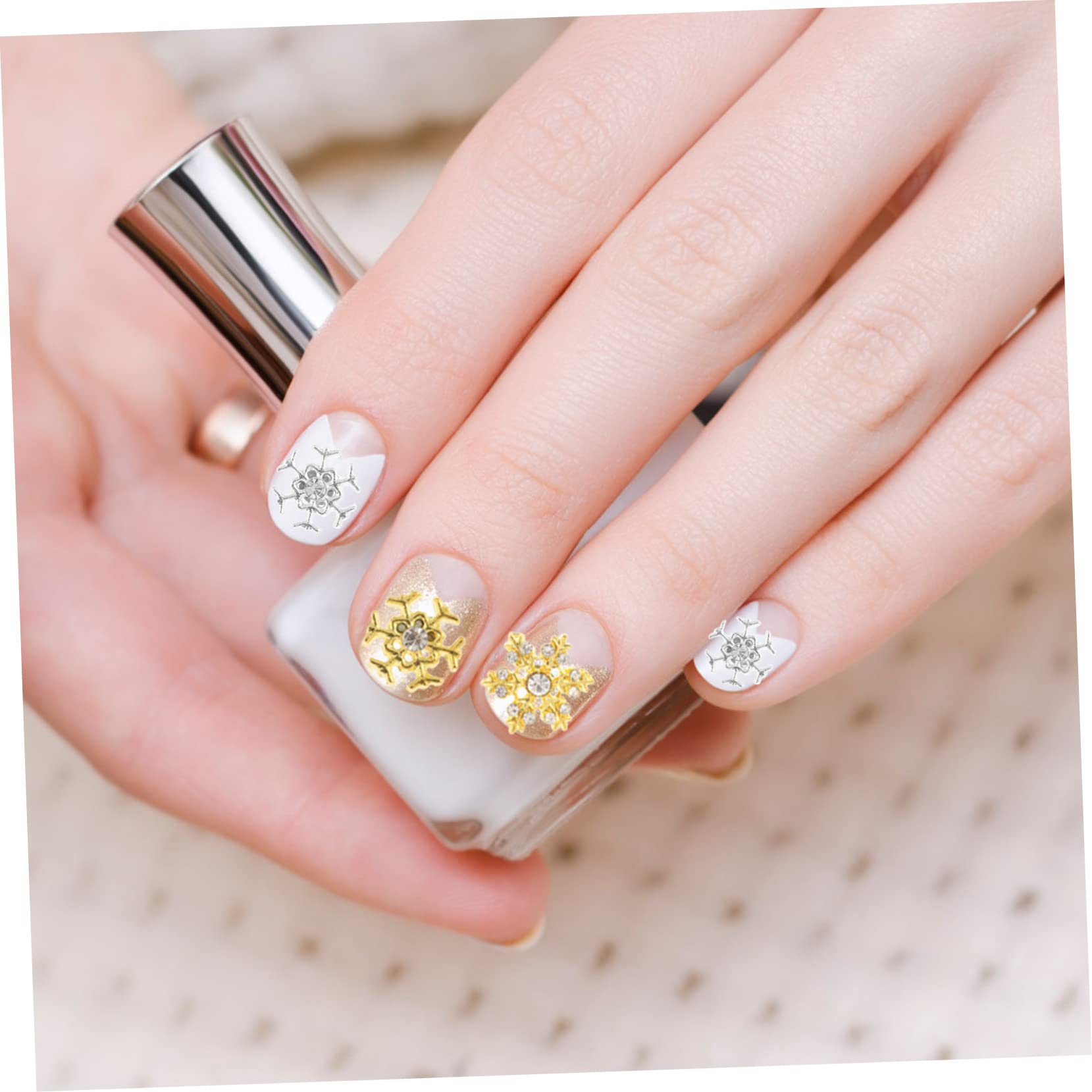 SHERCHPRY 5 Set Decorazioni Unghie Stile Per Nail Art Accessori Eleganti Per Manicure E Decorazioni Festive Per Personale 40 Pezzi * 5