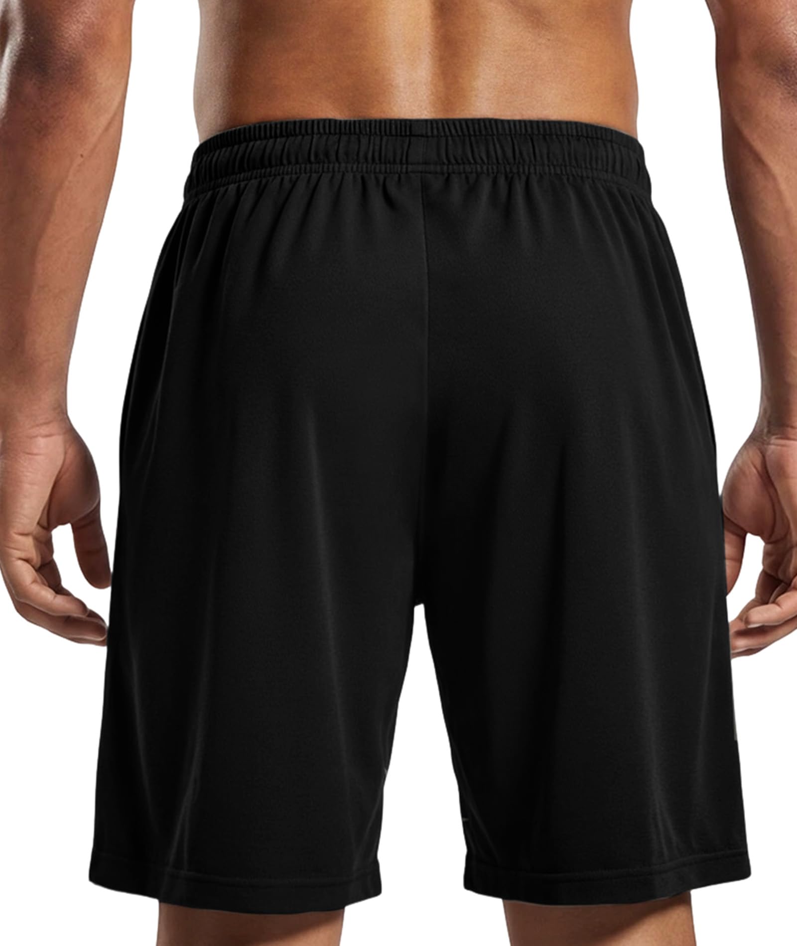 UUMIAER Pantaloncini da ginnastica da uomo, ultra leggeri, ad asciugatura rapida, 17,8 cm, per allenamento e corsa | Pantaloncini da basket con tasche profonde con cerniera per sport, tennis, pickleball, calcio, esercizio attivo