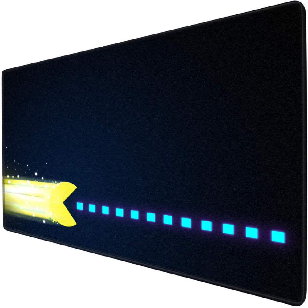 Mouse Pads Gaming Cartoon Yellow Pacman Game Mouse pad XXXL Oversized Desk pad Game pad Huge Waterproof Non-Slip