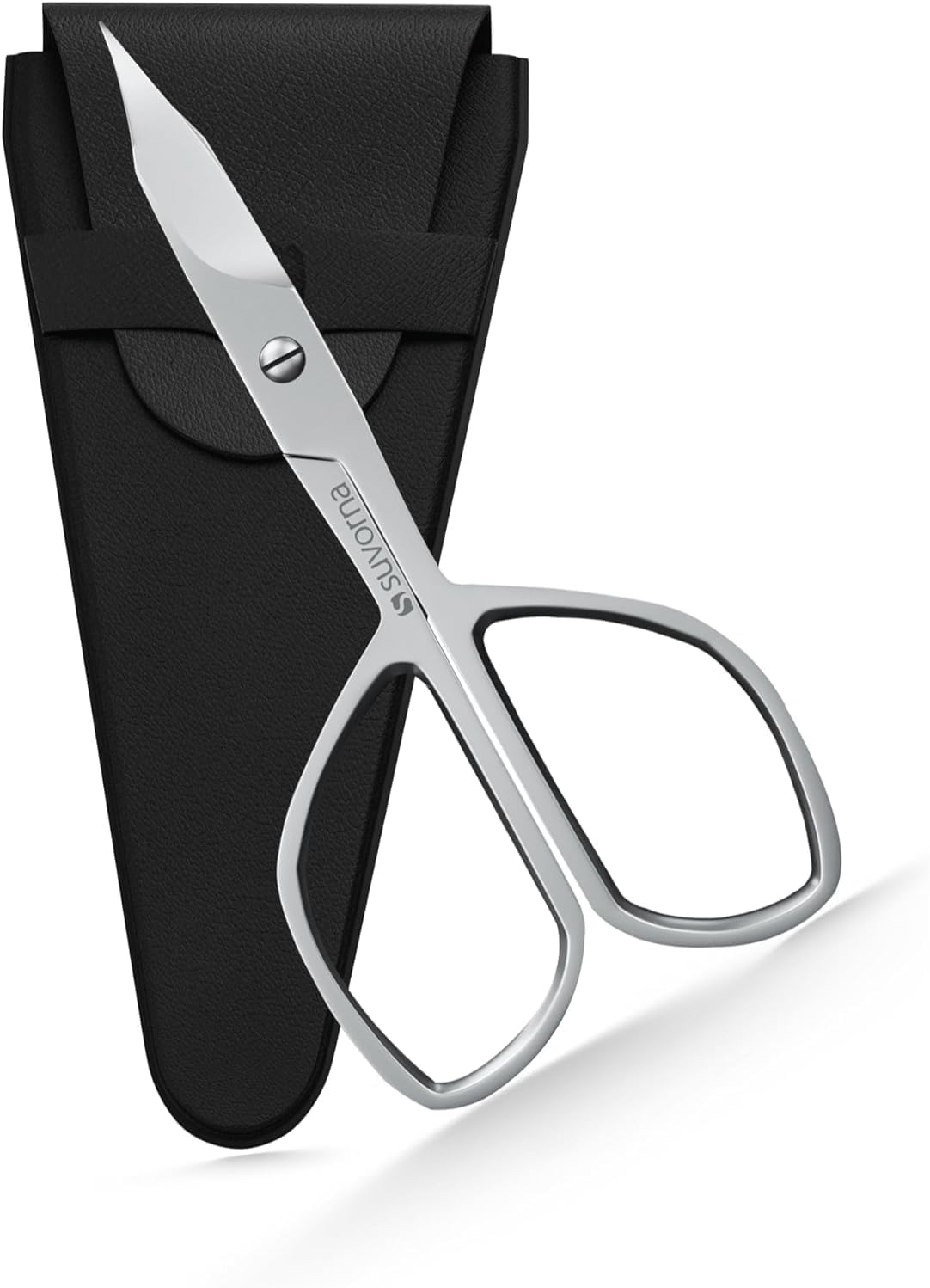 Professional Manicure Pedicure Stainless Steel Fingernail & Toenail Scissors – Nail Cutter/Clippers Scissors, Sharp Small Cuticle Trimmers Tool – Ingrown Nail Care Supplies Kit for Men/Women