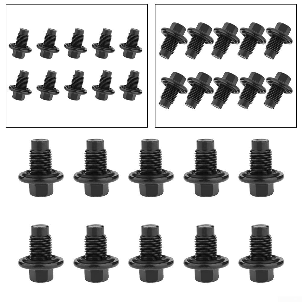 Lot De 10 Vis De Vidange M14 X 1,5 Pour Carter D'huile Moteur