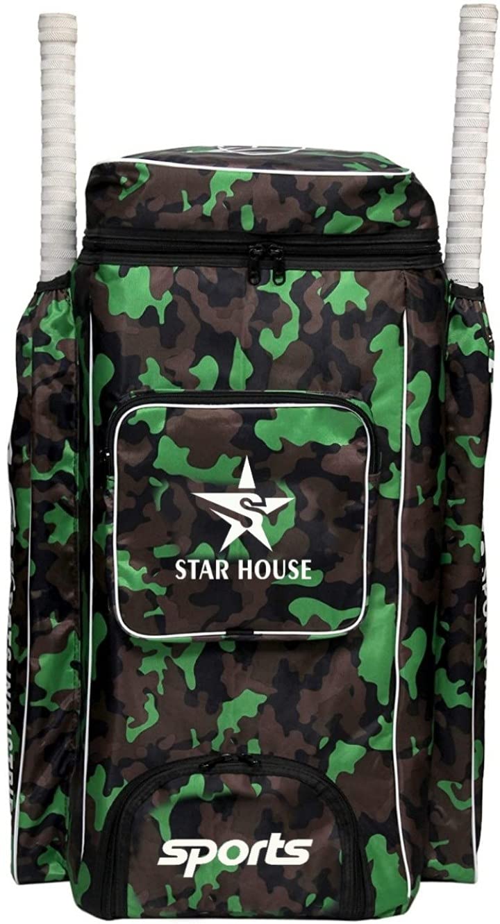 STAR HOUSE SPORTS Cricket Kit Bag Style Backpack87 (Green) (B09DT74K86) Amazon Price History, Amazon Price Tracker