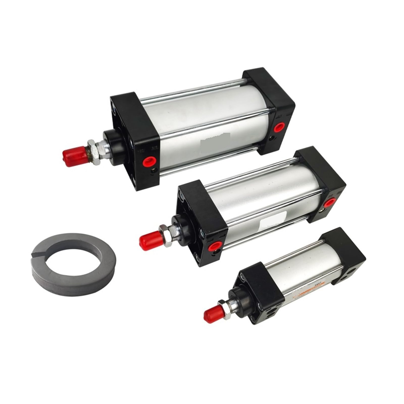 1PC Standard-Pneumatikzylinder SC32/40/50/63mm Hub 25-1000mm Luftzylinder Doppeltwirkend mit magnetischen Pneumatikkolben Schnelle Reaktion für die Fertigung(SC40 (Magnetic),Stroke 500mm)