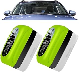 油膜取り 車 ガラス 油膜クリーナー2個入 強力油膜除去剤 油膜取りクリーナー 油膜洗浄ブラシ フロントガラス 油膜取り 自動車用 汚れや水垢除去 (緑2pc)