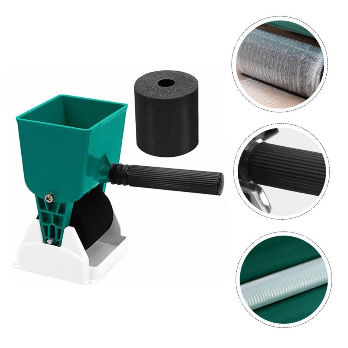 OSALADI Aplicador manual de pegamento para madera, rodillo de pegamento para madera, práctico rodillo de pegamento manual, ajustable, recubierto manual, distribuidor de pegamento pequeño