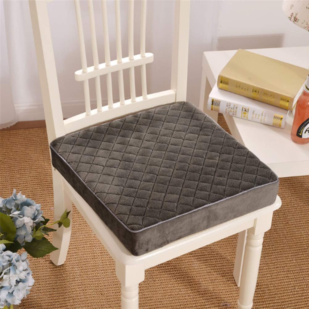 Bardzo gruba 10 cm mocna poduszka podnosząca na krzesła dla osób starszych, miękka bawełniana podkładka do siedzenia, wsparcie pooperacyjne, 40 cm, kwadratowa podwyższająca poduszka podwyższająca