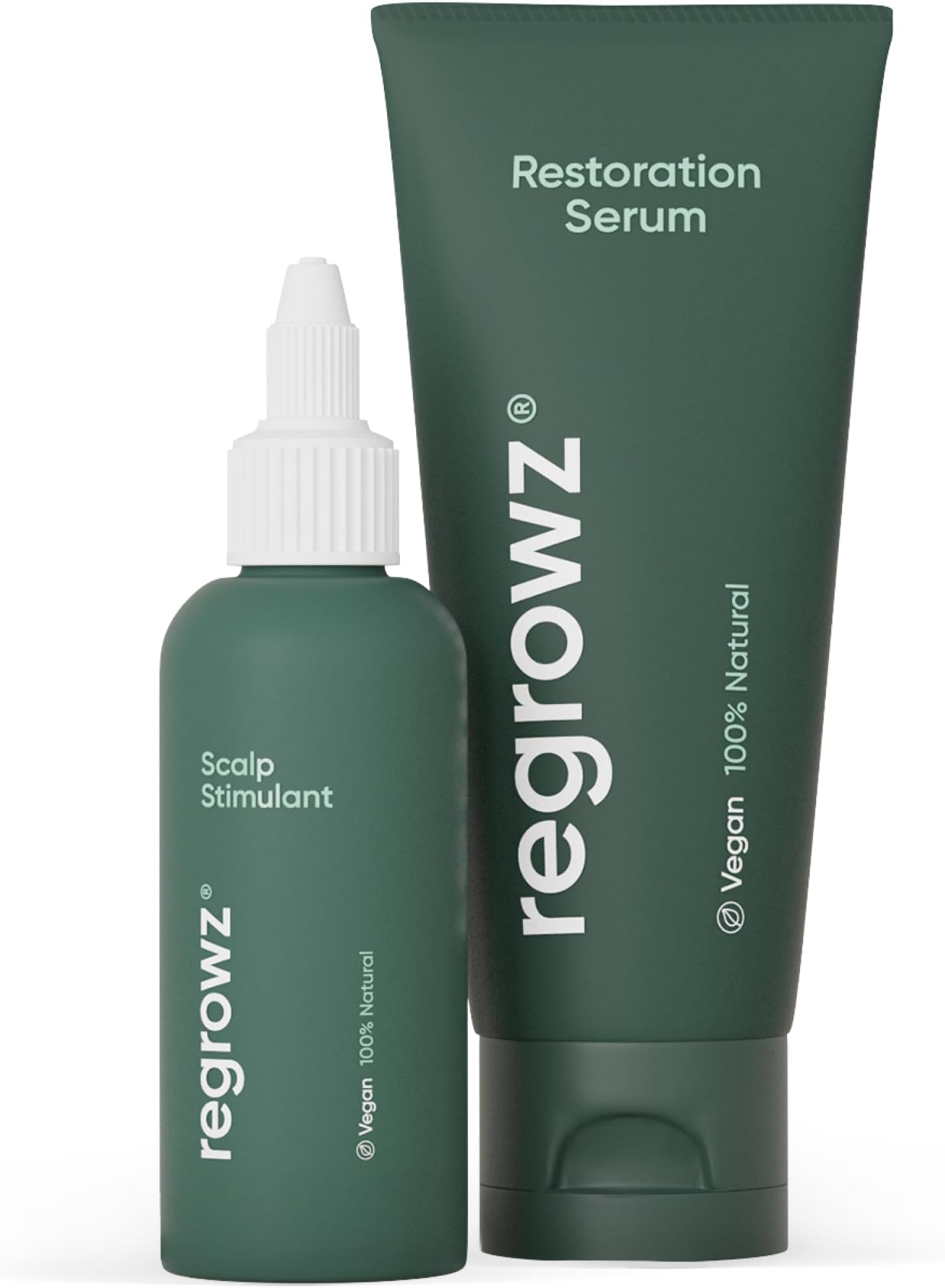 Hair Growth Thickening Treatment Set - Advanced Scalp Stimulant & Restoration Serum - Natural Anti Hair Loss Thinning Care, Promote Fullness & Thickness for Men & Women - 6 Month Supply