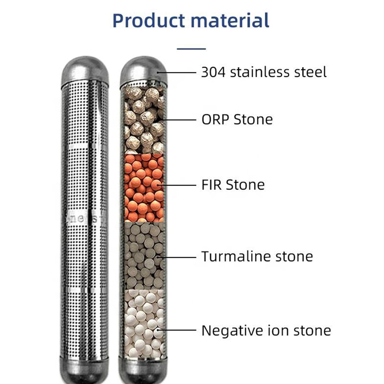 Alkaline Water Stick Edelstahl - Tragbarer Wasserstoffstab Für Basisches Wasser