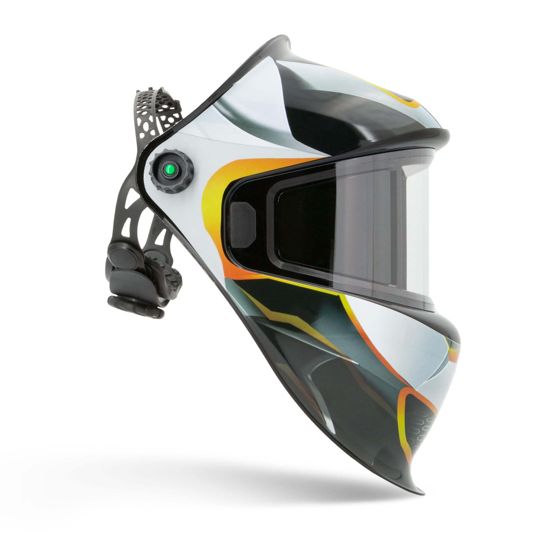 GYS, Masque de Soudage LCD SPACE 11 True Color, Teinte 3/11, Champ de Vision 100x49mm Panoramique, Assombrissement Auto 0,50ms, Classe Optique 1/1/1/1, pour MMA, TIG, MIG/MAG