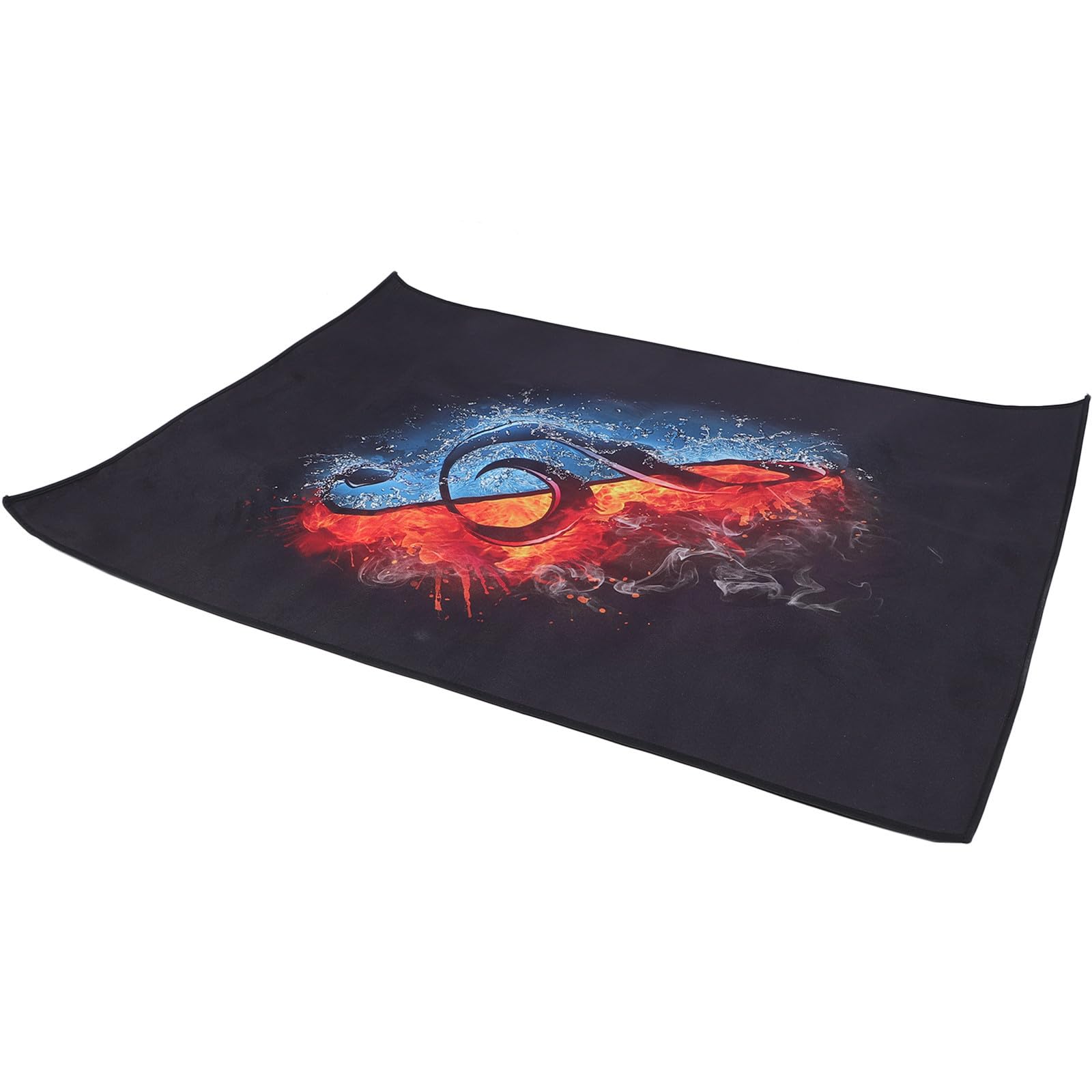 BESTOYARD Tapis de Batterie Insonorisant Antidérapant Particules Antidérapantes Électrique en Flanelle pour Salle de Pratique Décoration Intérieure