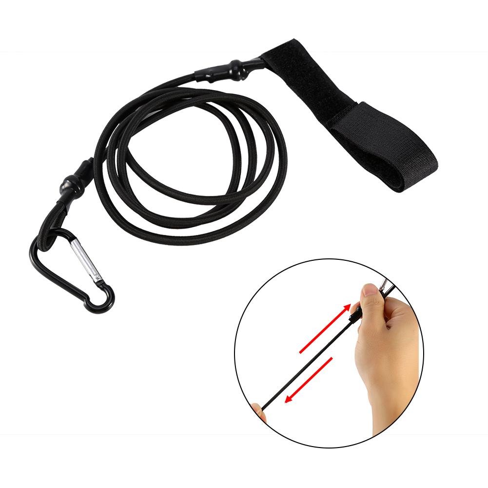 2 Pcs Corde De Sécurité Kayak 120cm - Laisse Élastique Pagaie Kayak Canoë Avec Crochets Caoutchouc
