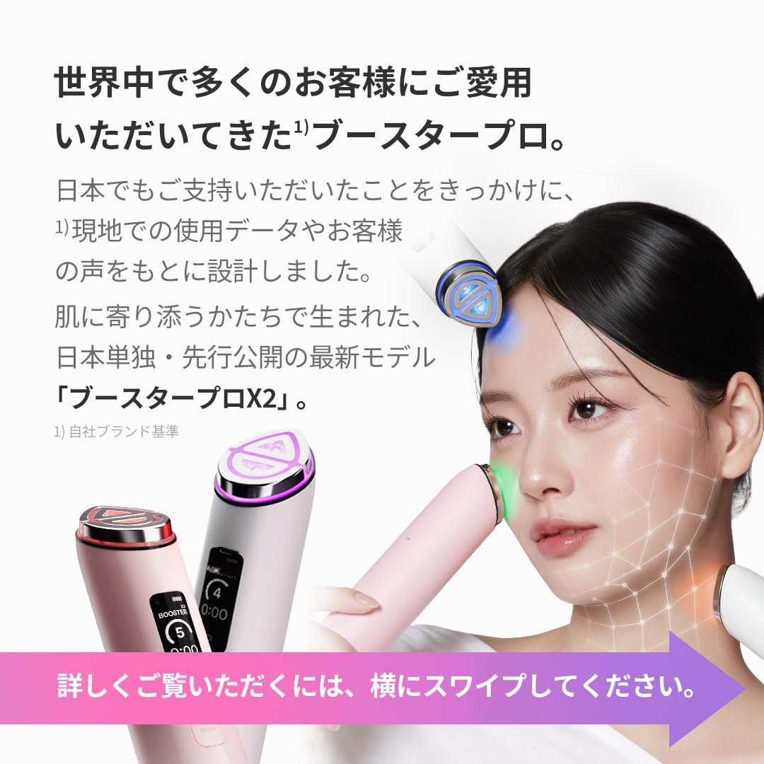 Amazon.co.jp: メディキューブ ブースタープロX2 1日5分韓国美肌体験